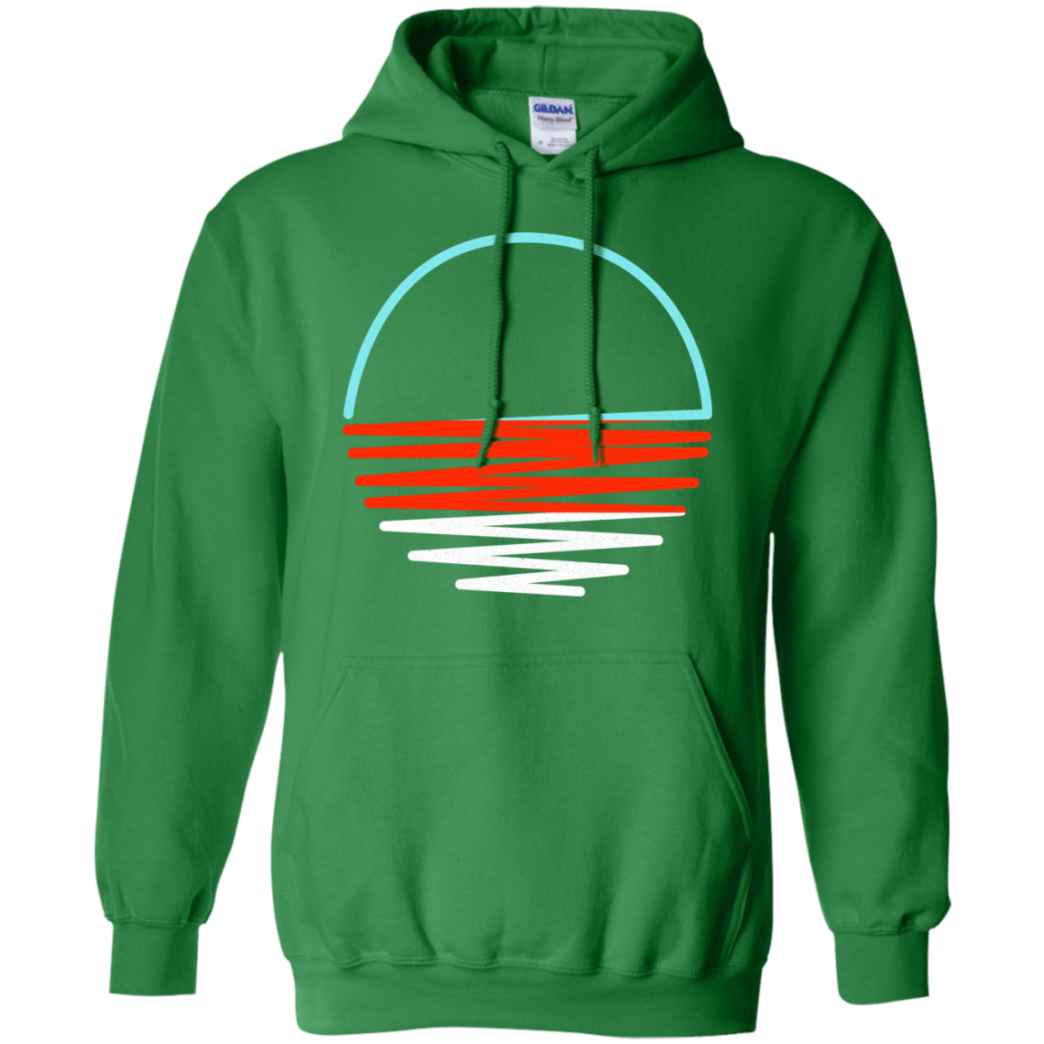 Sweatshirts Irish Green / S Sunset Shine Pullover Hoodie