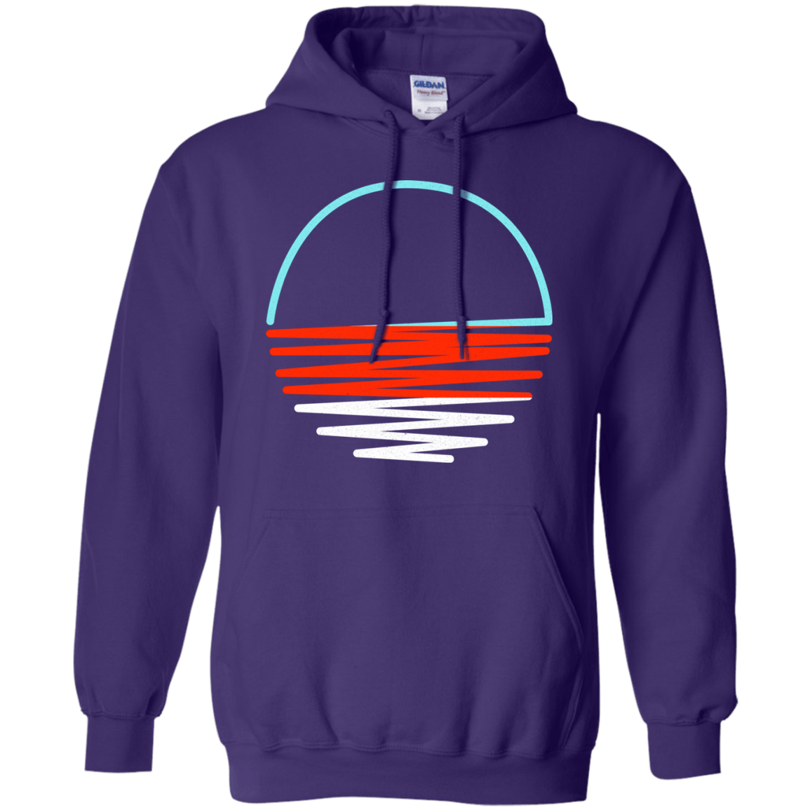 Sweatshirts Purple / S Sunset Shine Pullover Hoodie