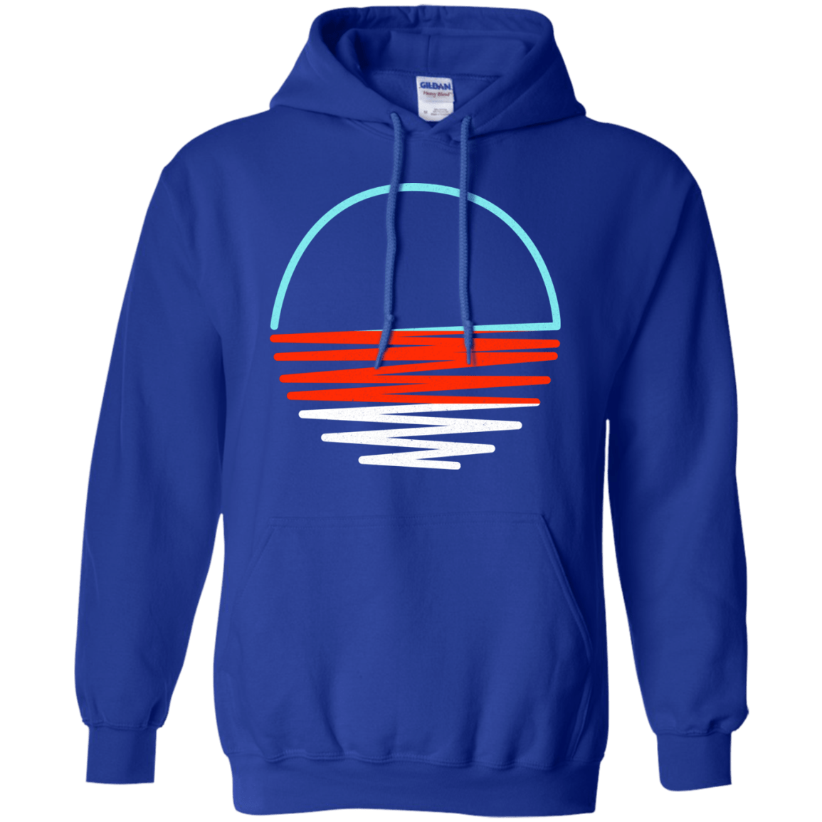 Sweatshirts Royal / S Sunset Shine Pullover Hoodie