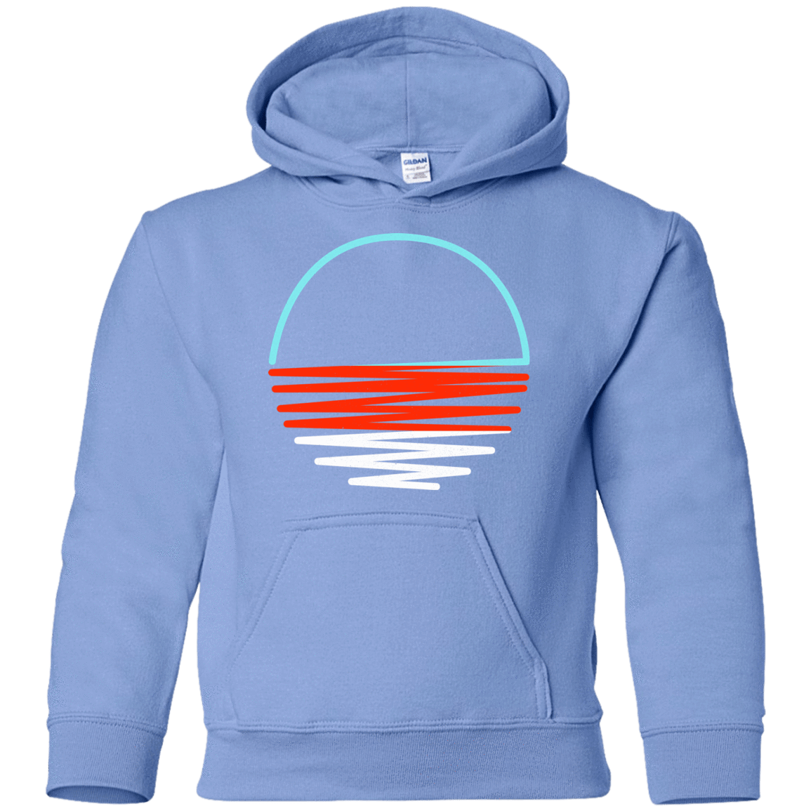 Sweatshirts Carolina Blue / YS Sunset Shine Youth Hoodie