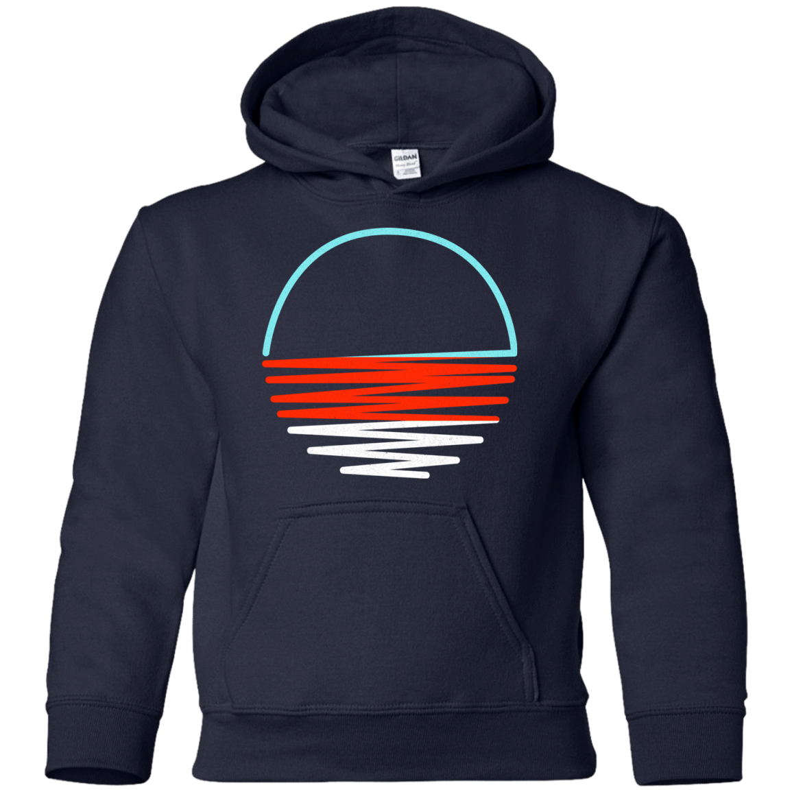 Sweatshirts Navy / YS Sunset Shine Youth Hoodie