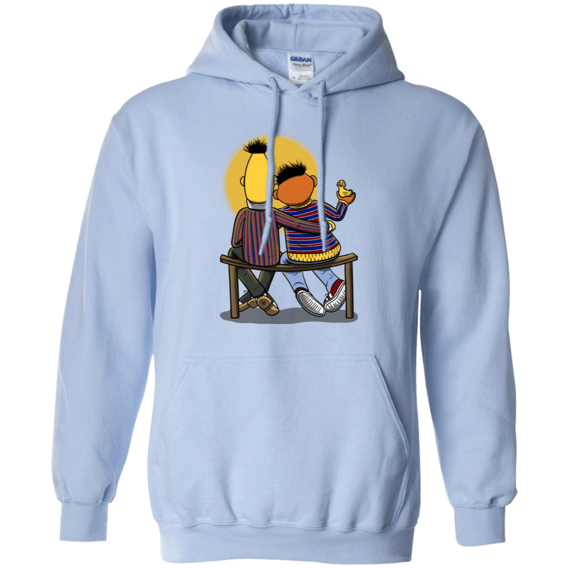 Sweatshirts Light Blue / S Sunset Street Pullover Hoodie