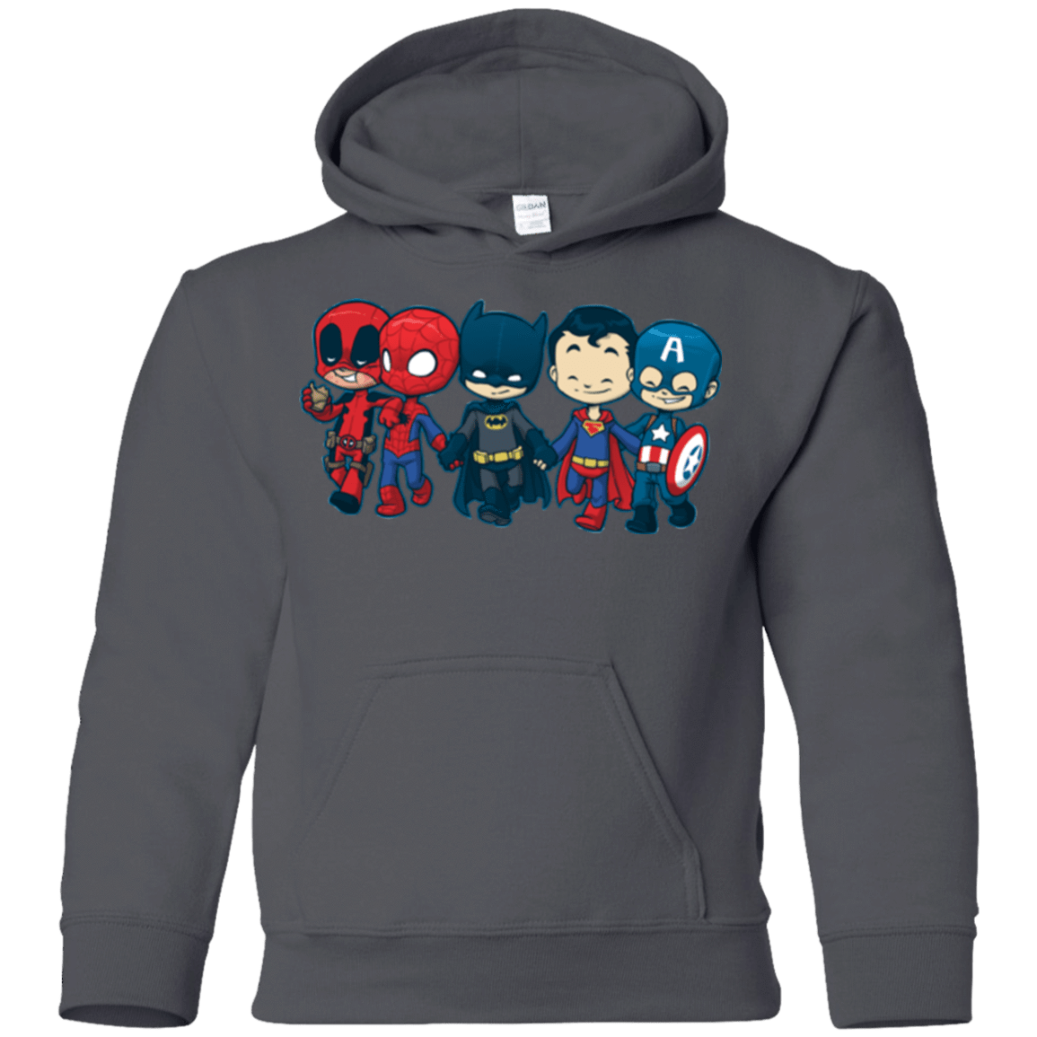 Sweatshirts Charcoal / YS Super Cross Over Bros Youth Hoodie