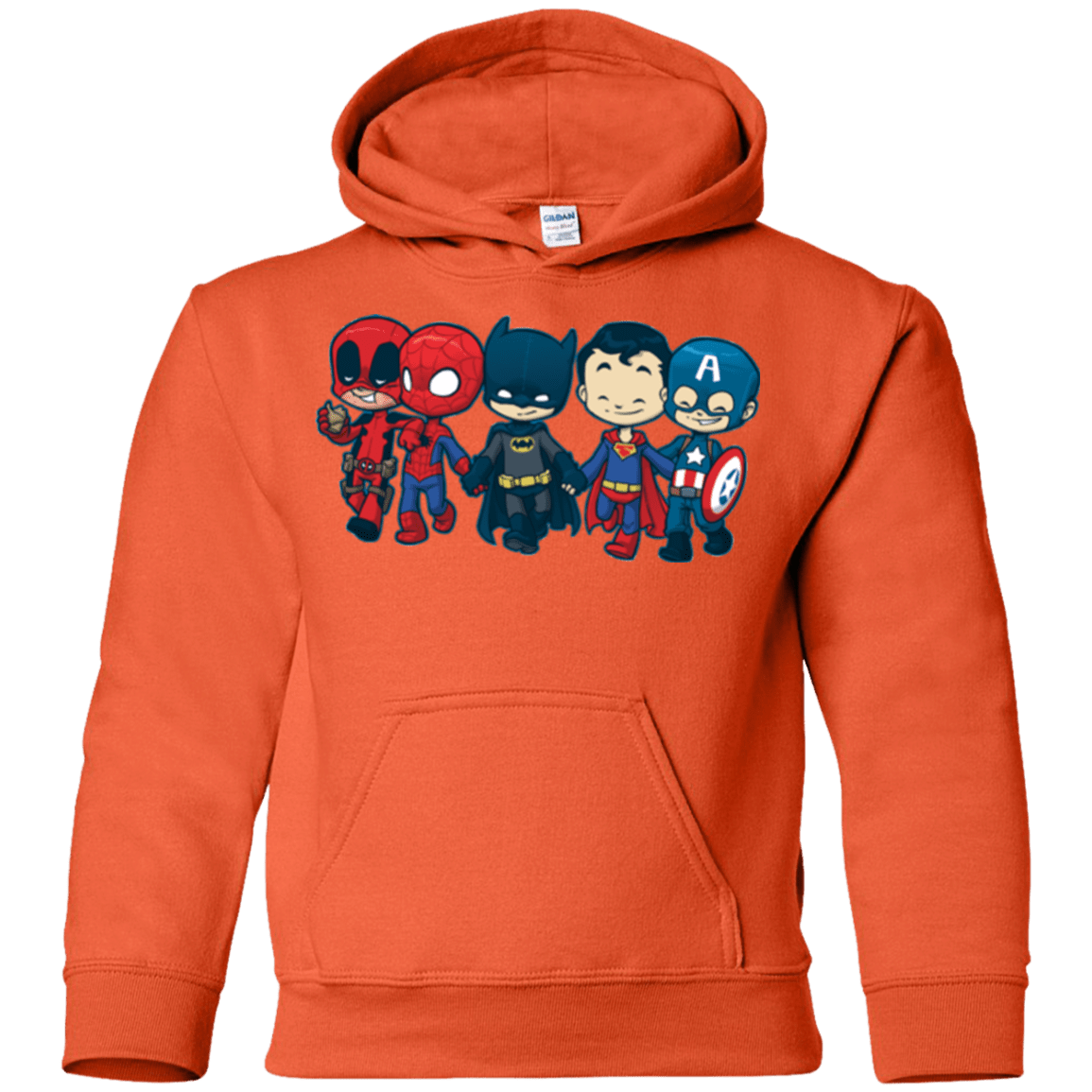 Sweatshirts Orange / YS Super Cross Over Bros Youth Hoodie