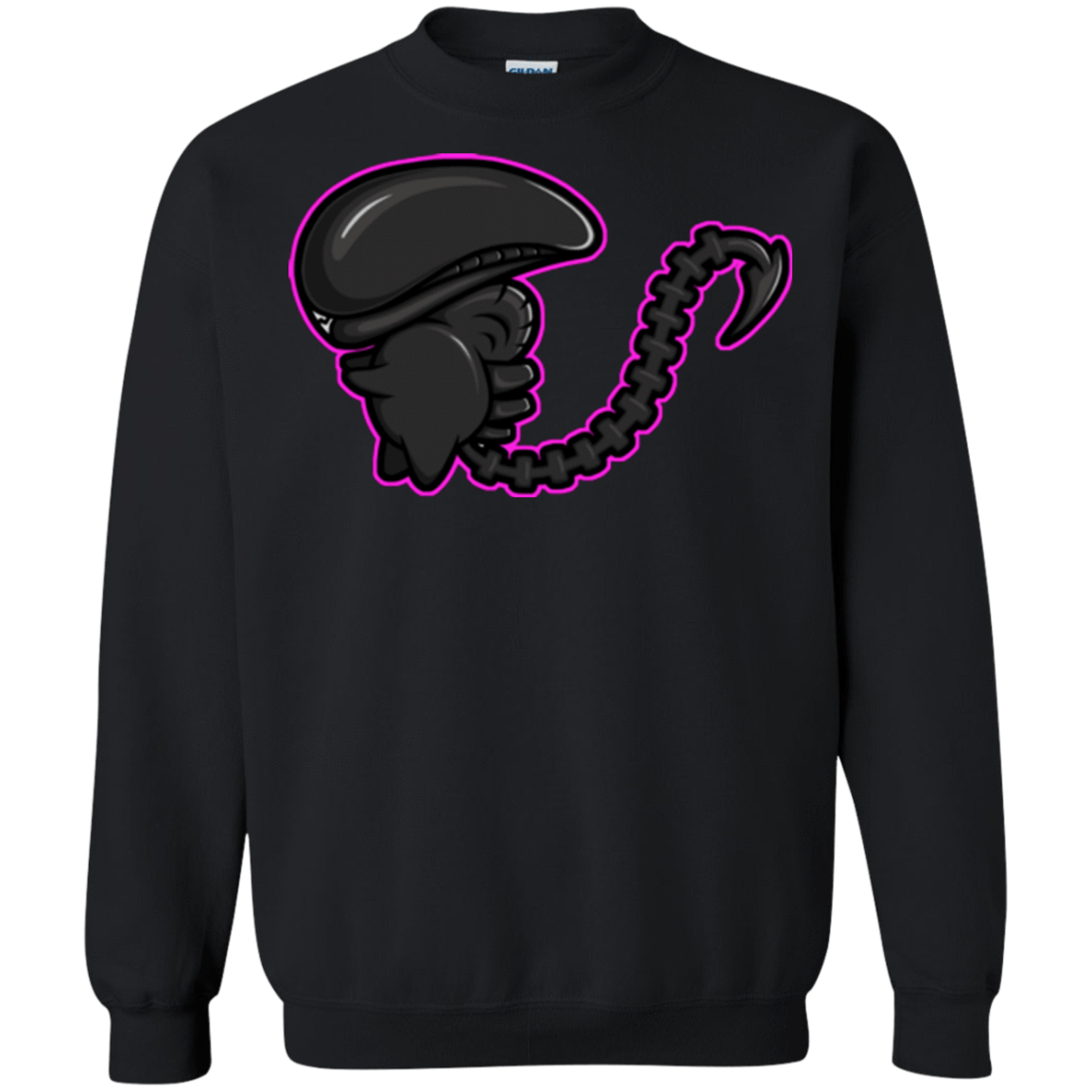 Sweatshirts Black / Small Super Cute Alien Crewneck Sweatshirt