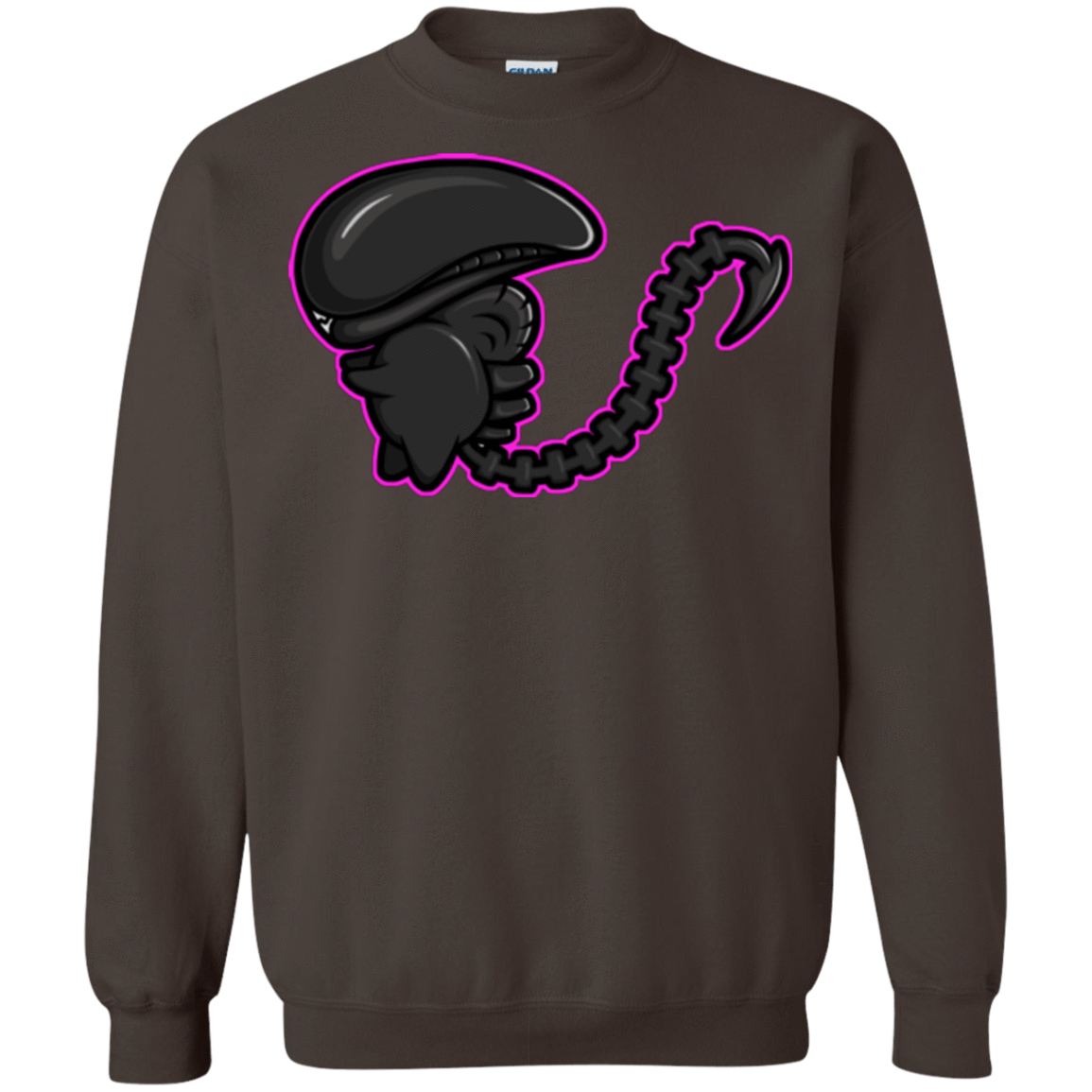 Sweatshirts Dark Chocolate / Small Super Cute Alien Crewneck Sweatshirt