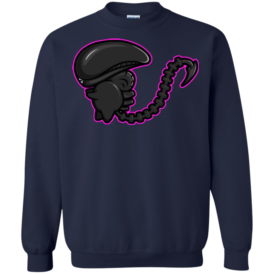 Sweatshirts Navy / Small Super Cute Alien Crewneck Sweatshirt
