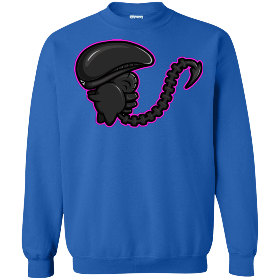 Sweatshirts Royal / Small Super Cute Alien Crewneck Sweatshirt