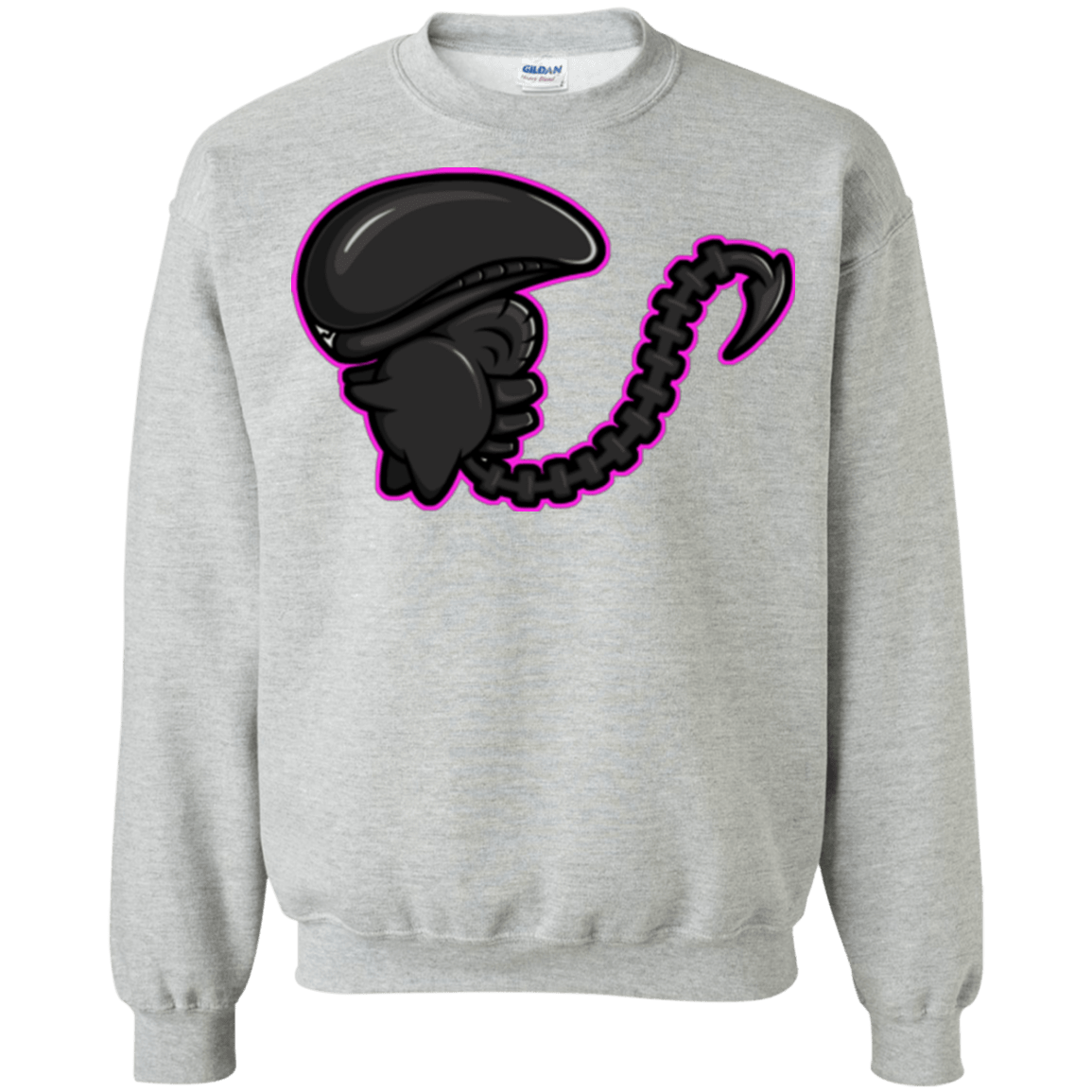 Sweatshirts Sport Grey / Small Super Cute Alien Crewneck Sweatshirt