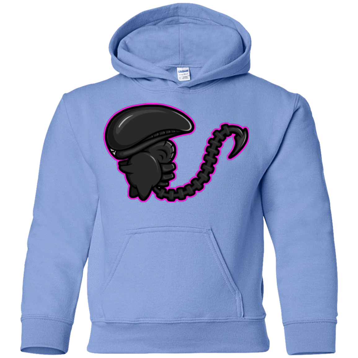 Sweatshirts Carolina Blue / YS Super Cute Alien Youth Hoodie