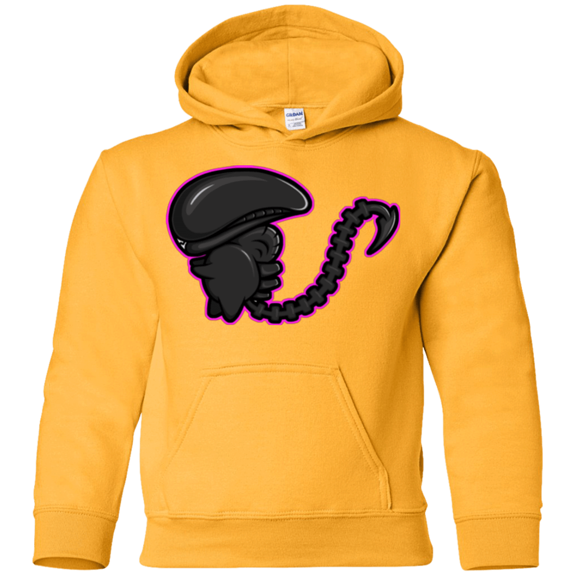 Sweatshirts Gold / YS Super Cute Alien Youth Hoodie