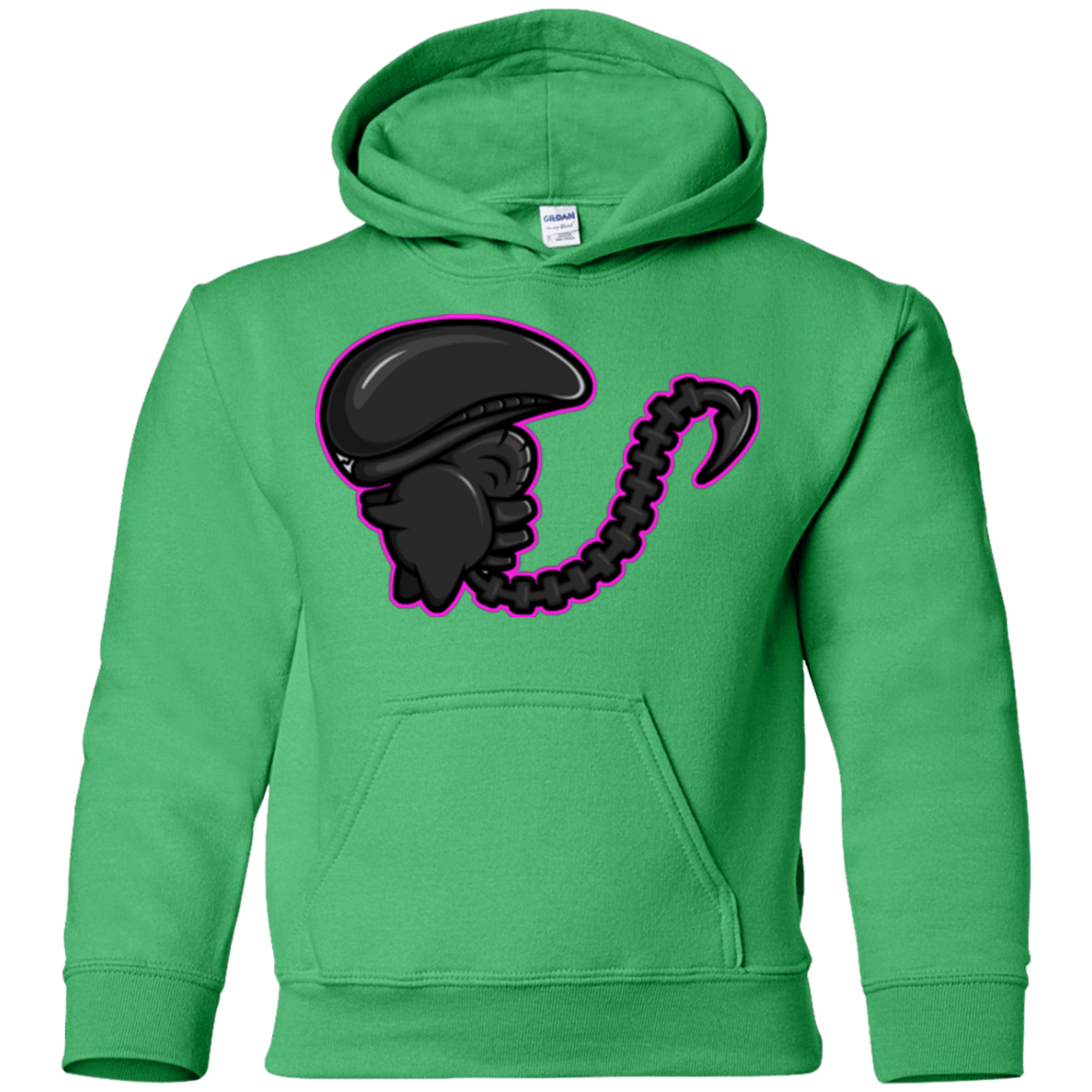 Sweatshirts Irish Green / YS Super Cute Alien Youth Hoodie