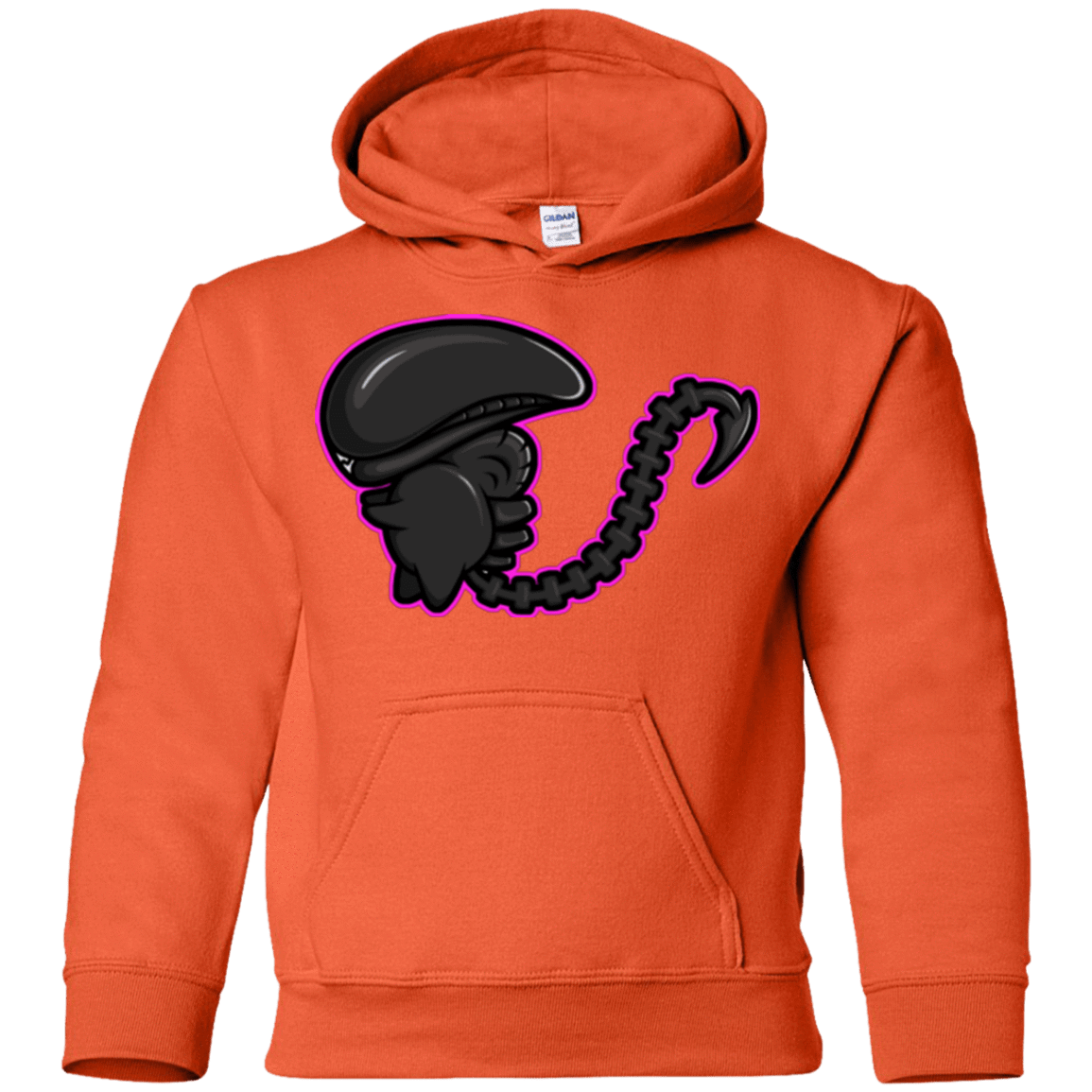 Sweatshirts Orange / YS Super Cute Alien Youth Hoodie