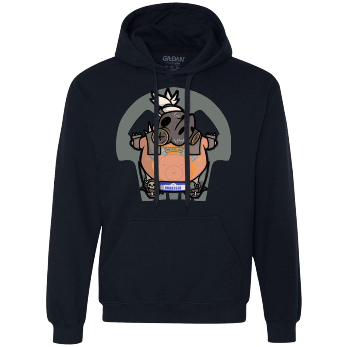 Sweatshirts Navy / Small Super Cute Hog Premium Fleece Hoodie