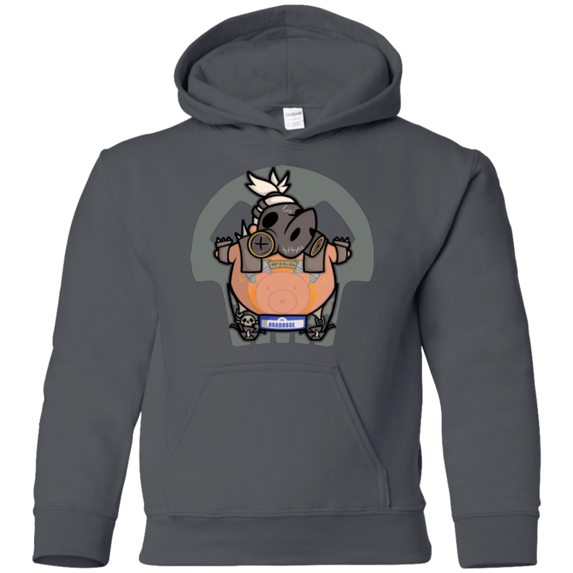 Sweatshirts Charcoal / YS Super Cute Hog Youth Hoodie