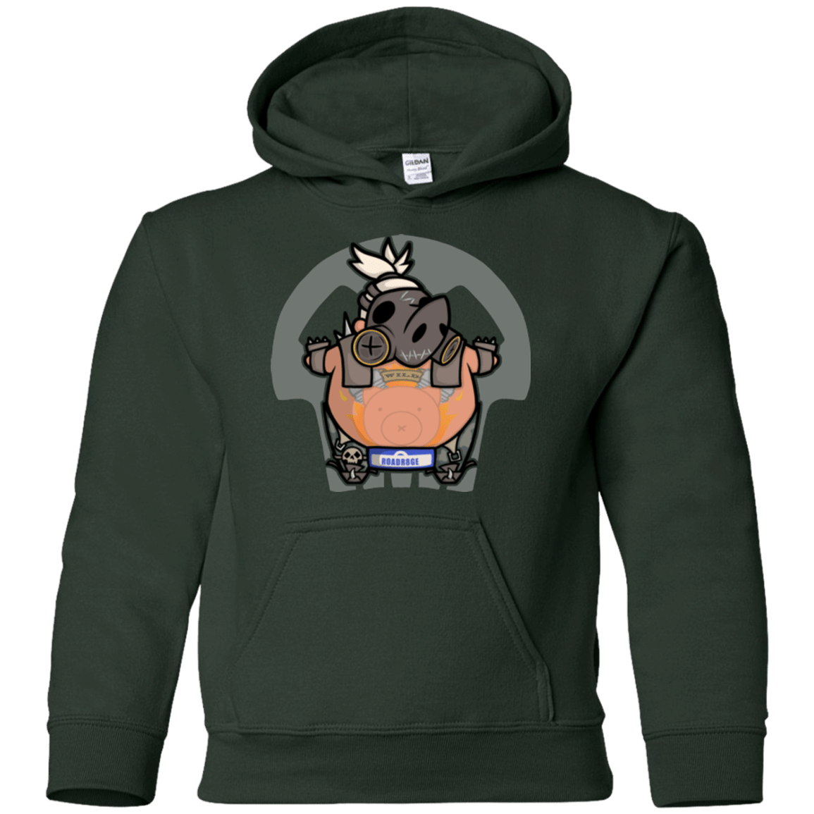 Sweatshirts Forest Green / YS Super Cute Hog Youth Hoodie