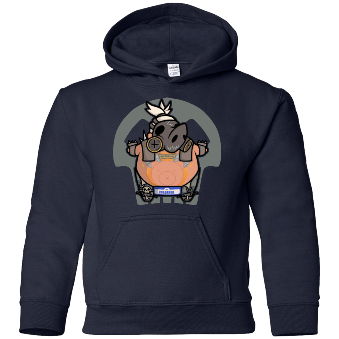 Sweatshirts Navy / YS Super Cute Hog Youth Hoodie