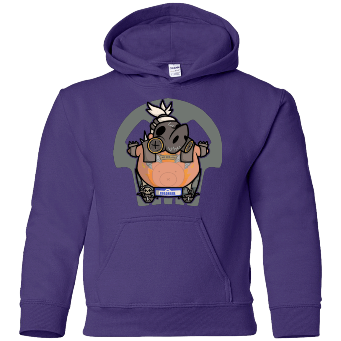 Sweatshirts Purple / YS Super Cute Hog Youth Hoodie