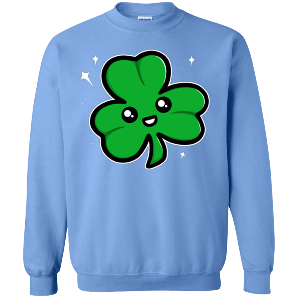 Sweatshirts Carolina Blue / Small Super Cute Shamrock Crewneck Sweatshirt
