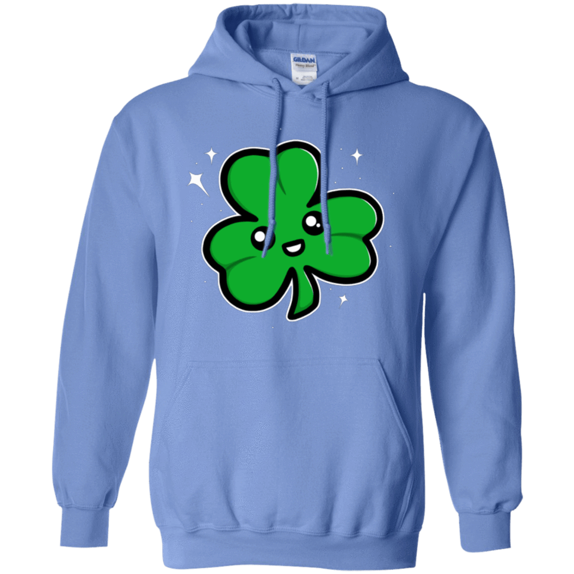 Sweatshirts Carolina Blue / Small Super Cute Shamrock Pullover Hoodie