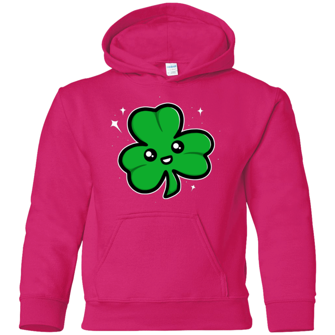Sweatshirts Heliconia / YS Super Cute Shamrock Youth Hoodie