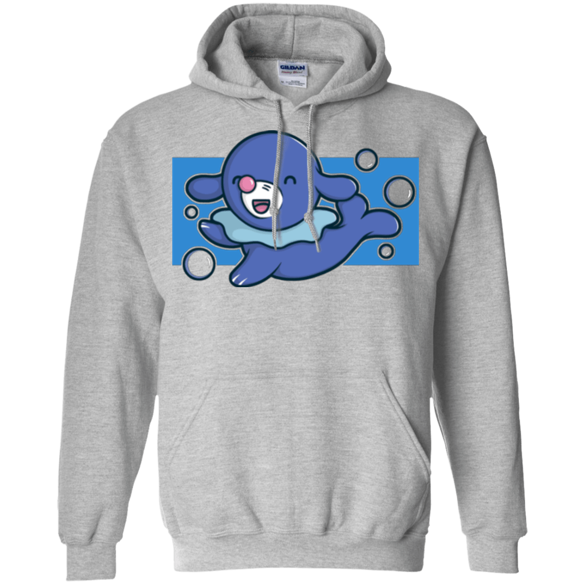 Sweatshirts Sport Grey / Small Super Cute Starter Popplio Pullover Hoodie