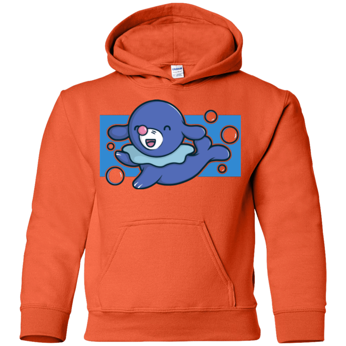 Sweatshirts Orange / YS Super Cute Starter Popplio Youth Hoodie