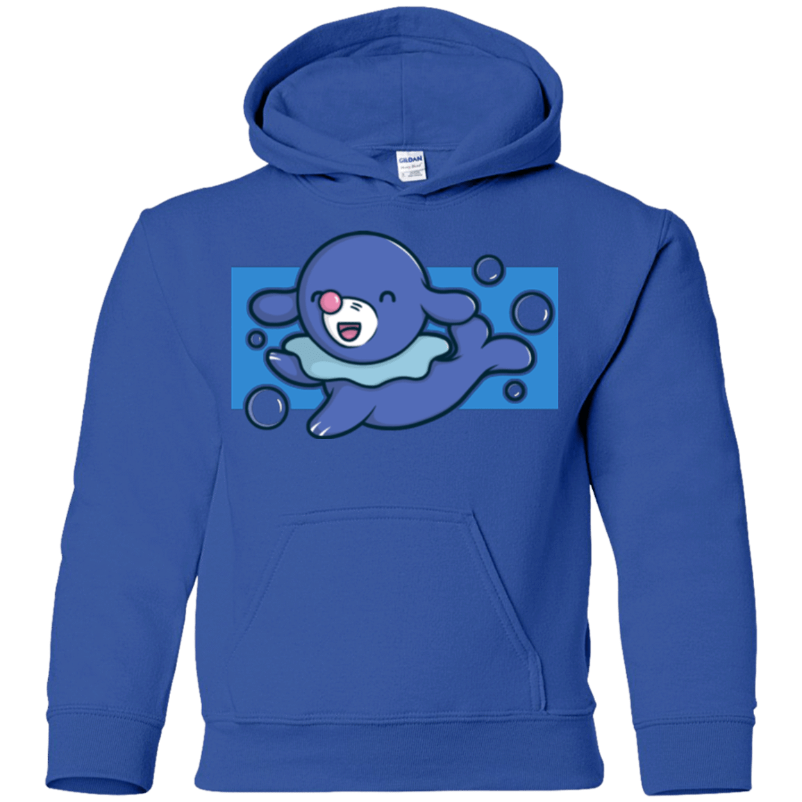Sweatshirts Royal / YS Super Cute Starter Popplio Youth Hoodie