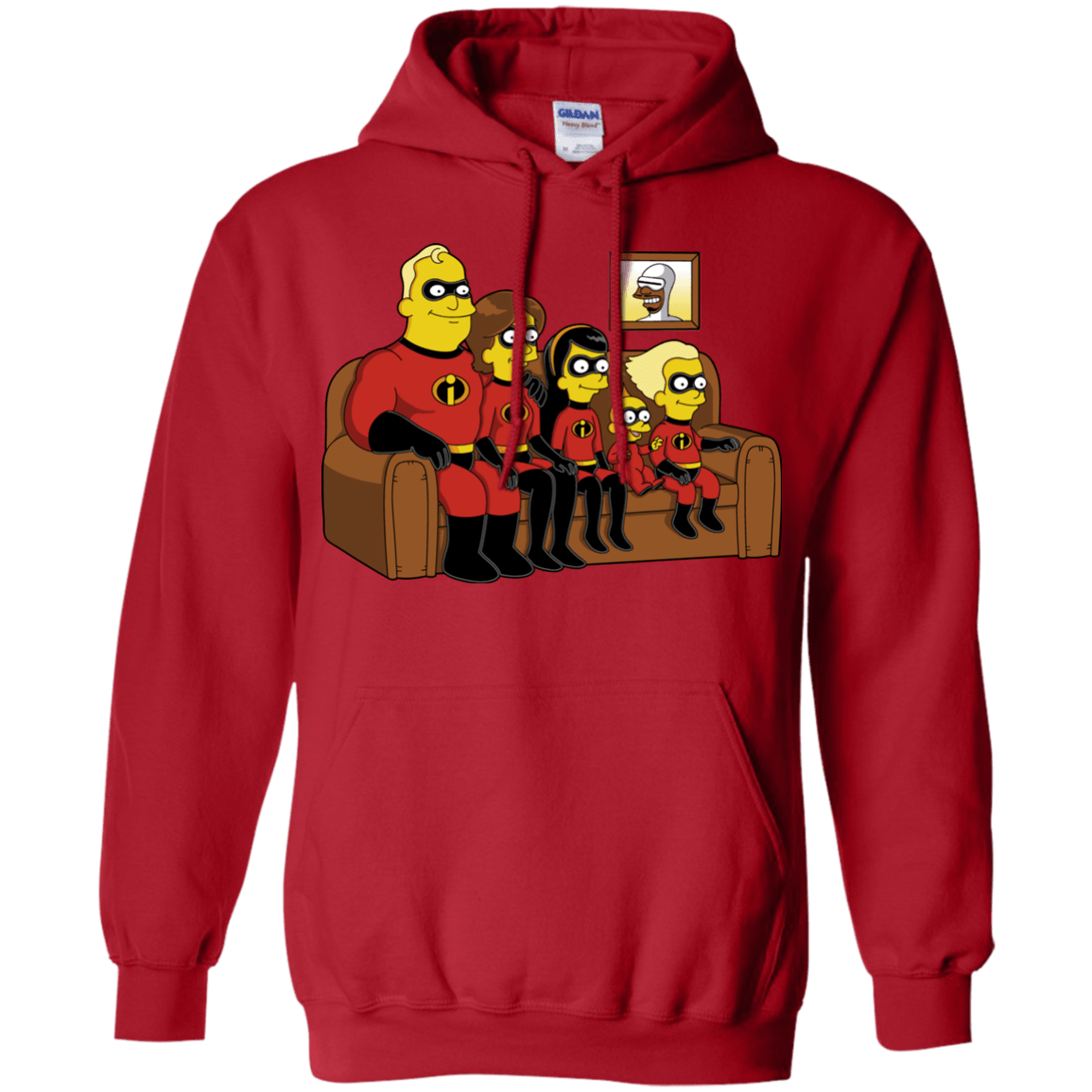 Sweatshirts Red / S Super Family Pullover Hoodie