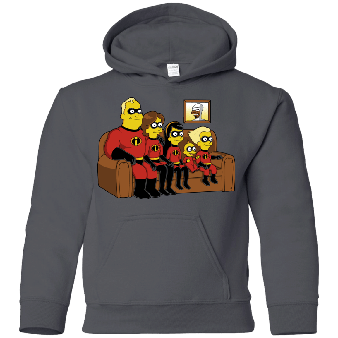 Sweatshirts Charcoal / YS Super Family Youth Hoodie
