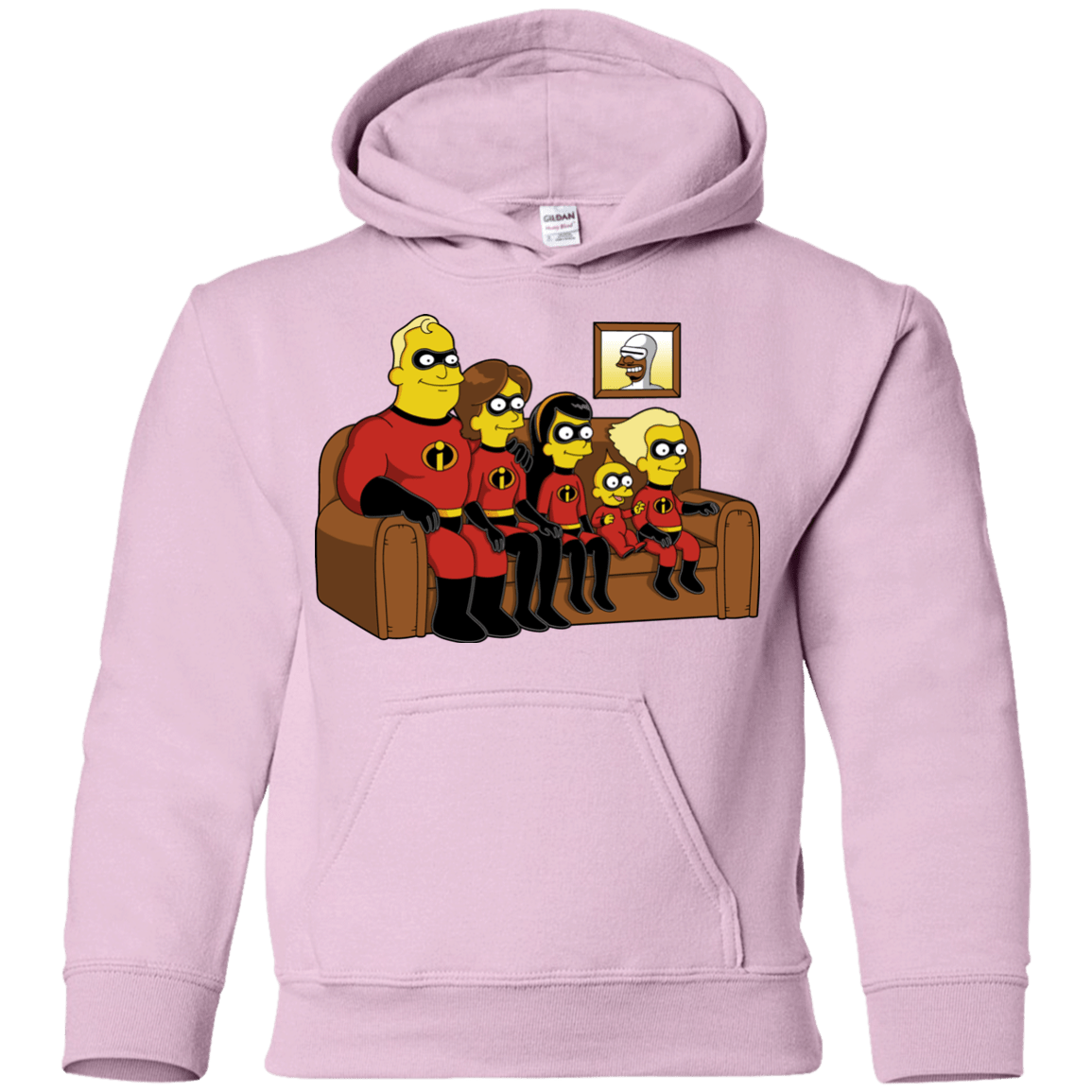 Sweatshirts Light Pink / YS Super Family Youth Hoodie