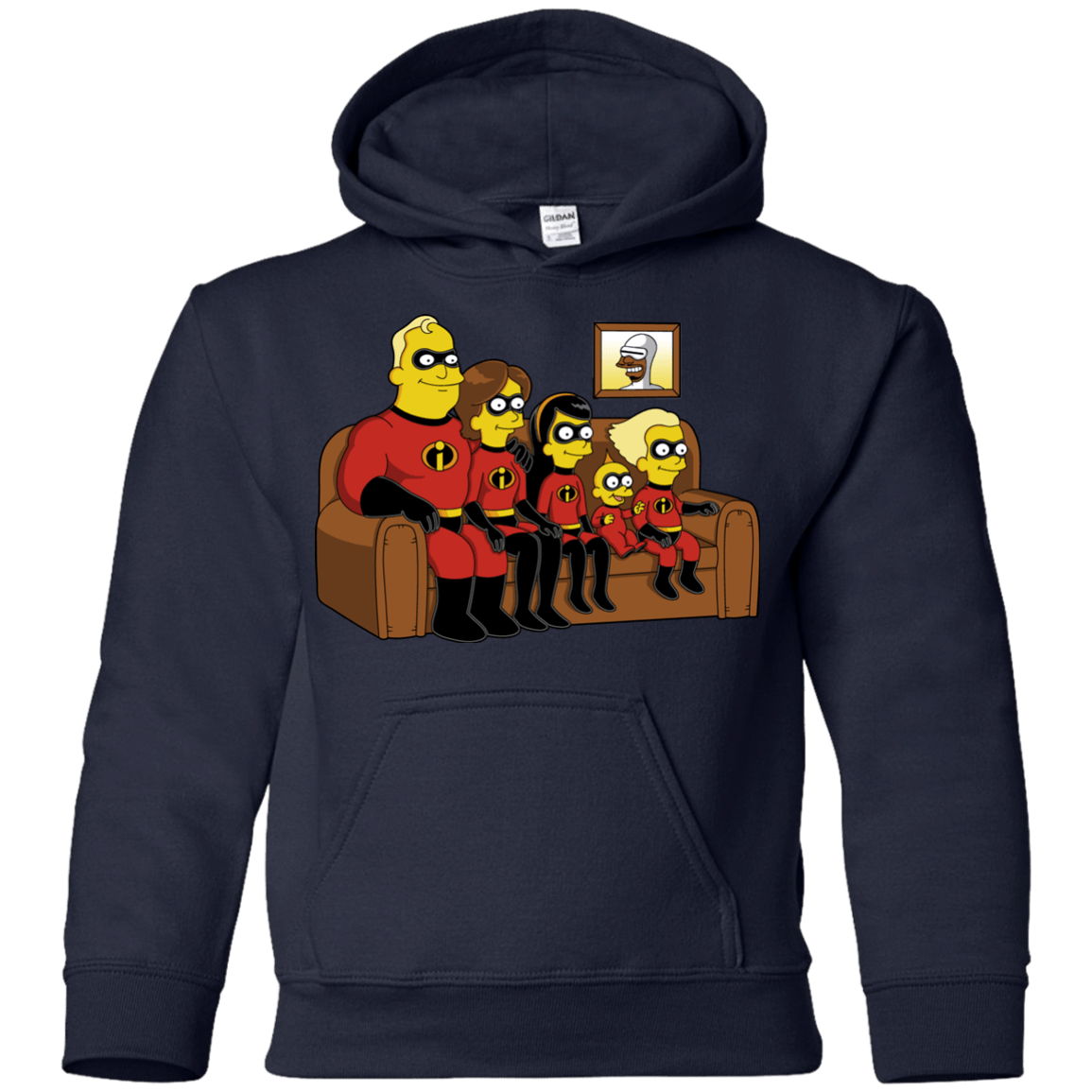 Sweatshirts Navy / YS Super Family Youth Hoodie