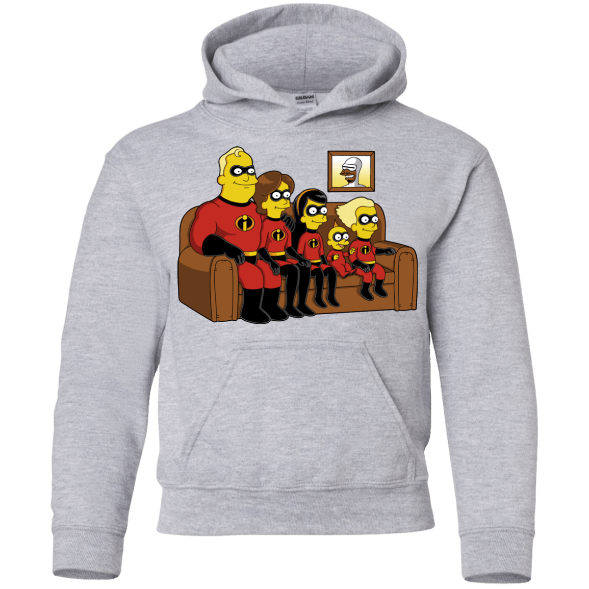 Sweatshirts Sport Grey / YS Super Family Youth Hoodie