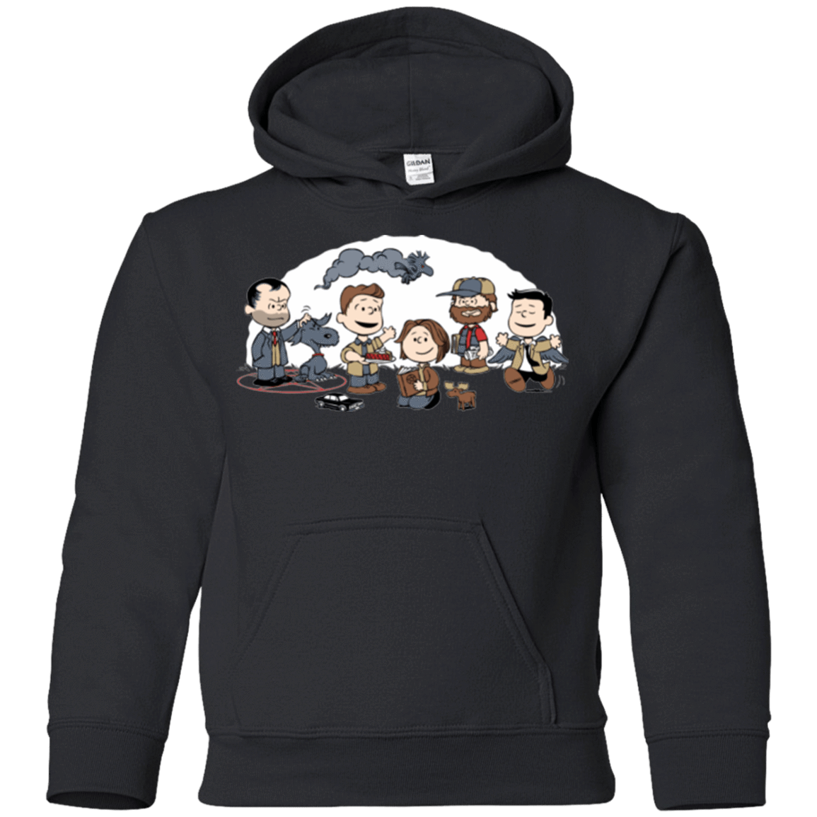 Sweatshirts Black / YS Super Nutural Youth Hoodie