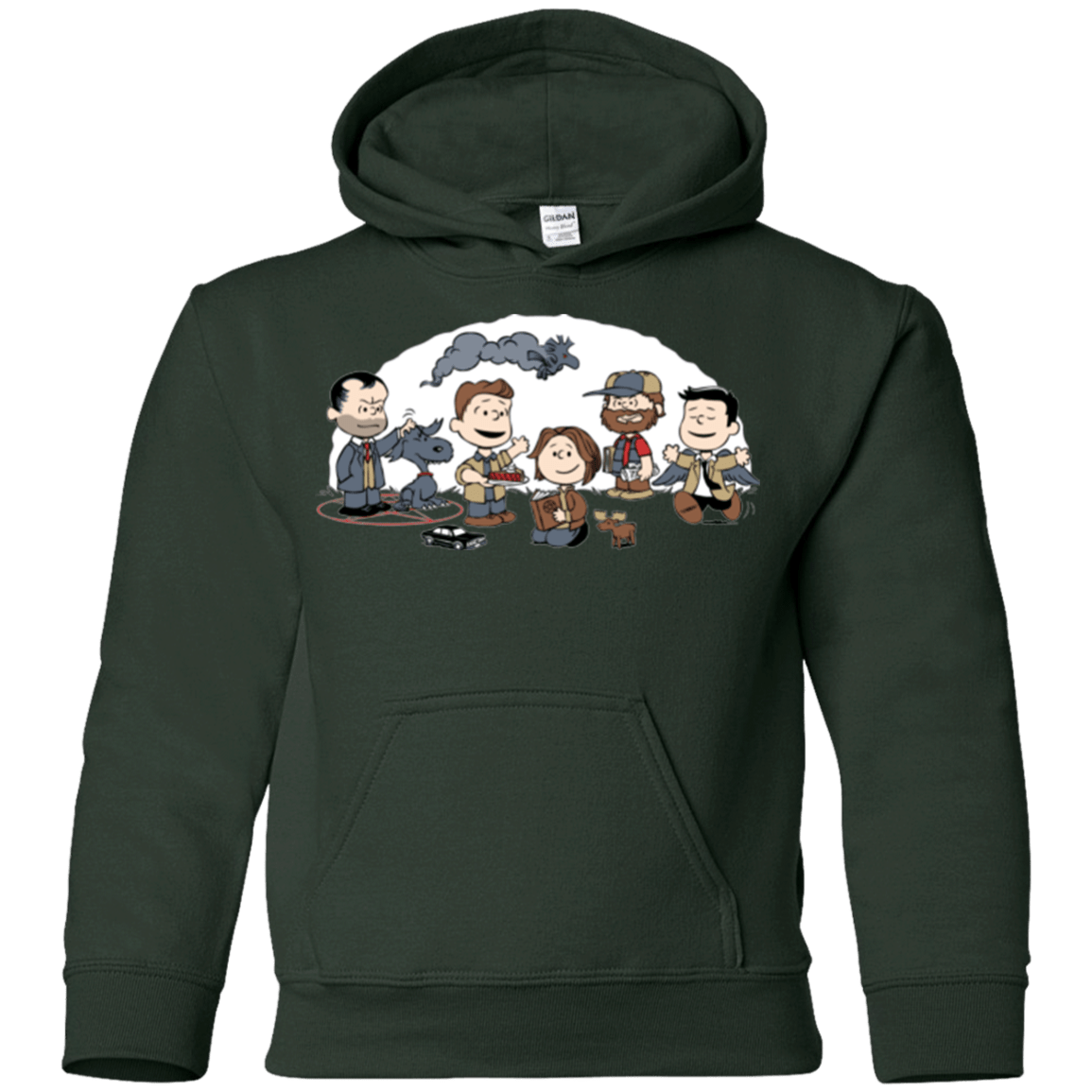 Sweatshirts Forest Green / YS Super Nutural Youth Hoodie