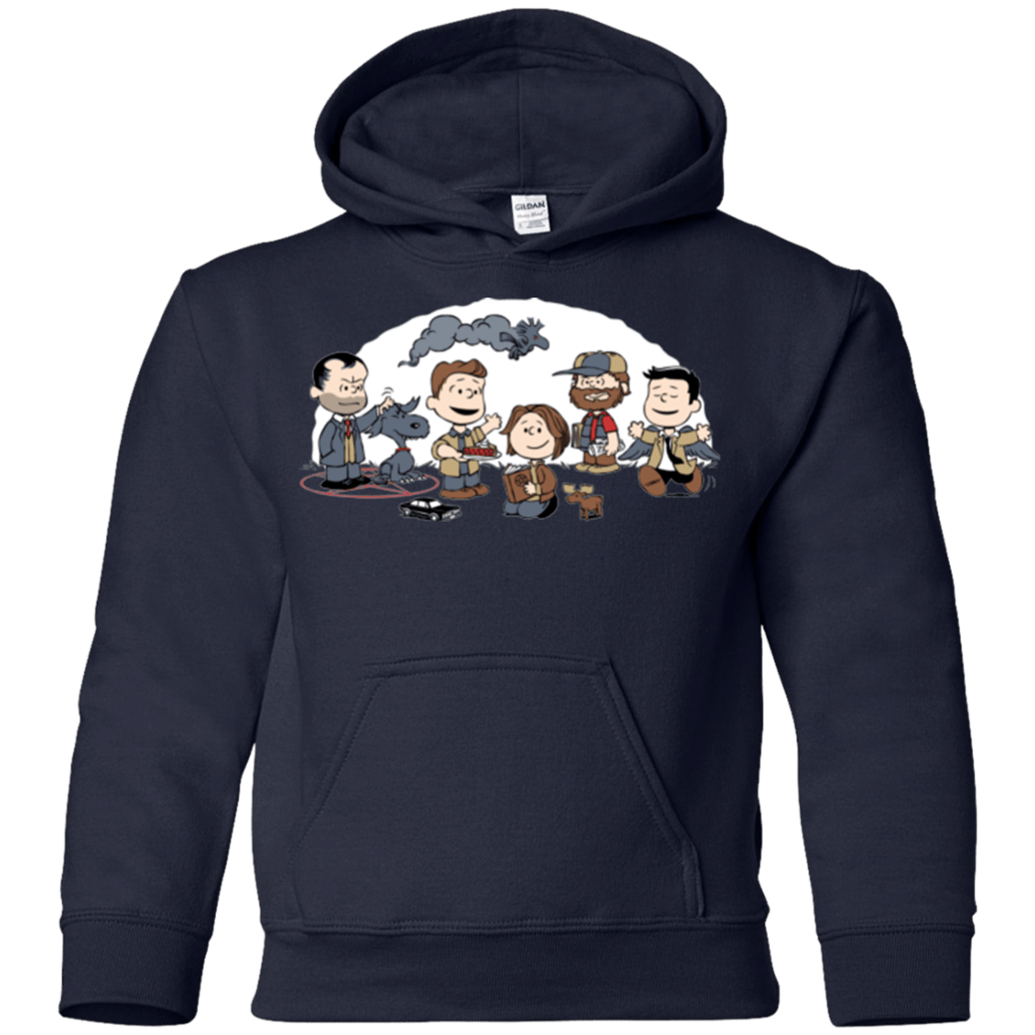 Sweatshirts Navy / YS Super Nutural Youth Hoodie