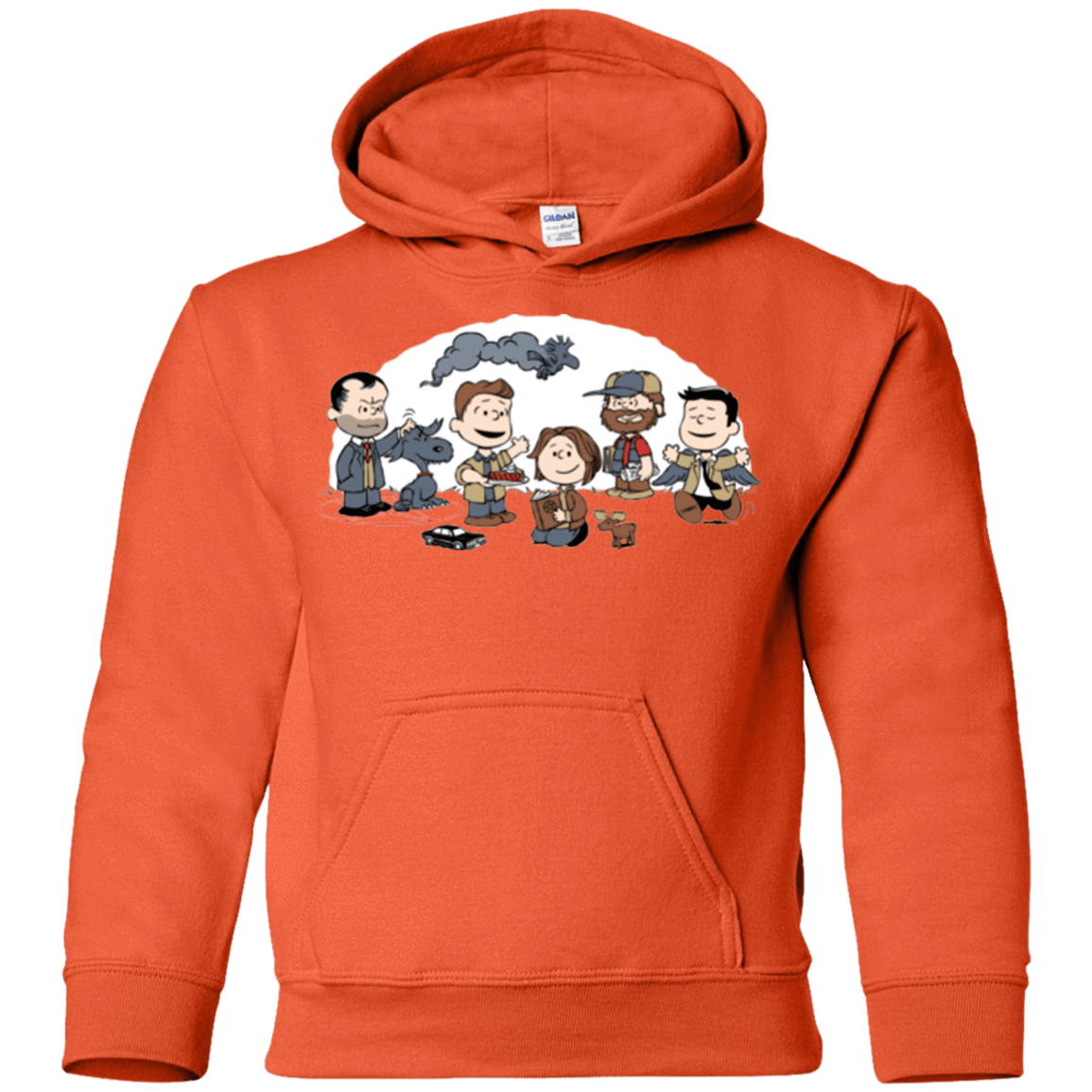 Sweatshirts Orange / YS Super Nutural Youth Hoodie