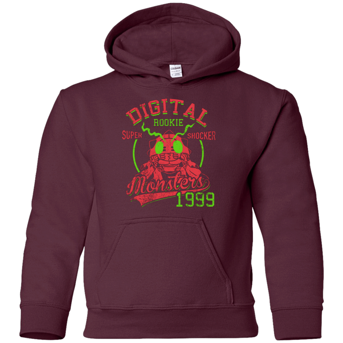 Sweatshirts Maroon / YS Super Shocker Youth Hoodie