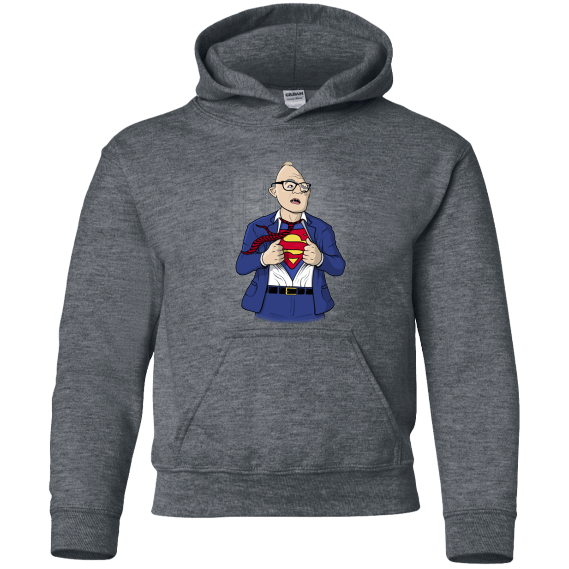 Sweatshirts Dark Heather / YS Super Sloth Youth Hoodie