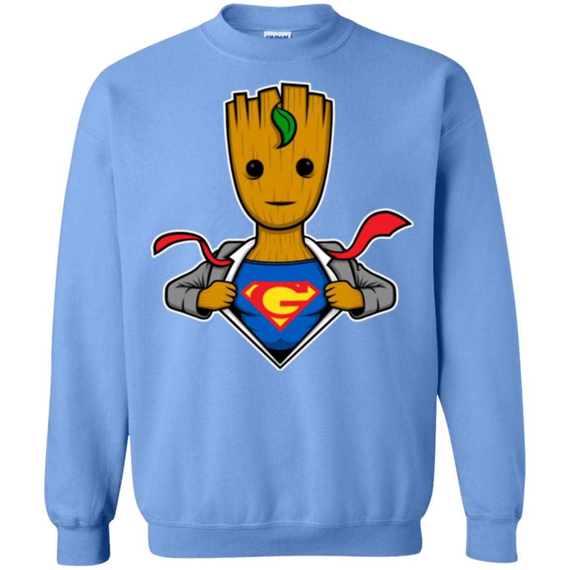Sweatshirts Carolina Blue / Small Supergroot Crewneck Sweatshirt