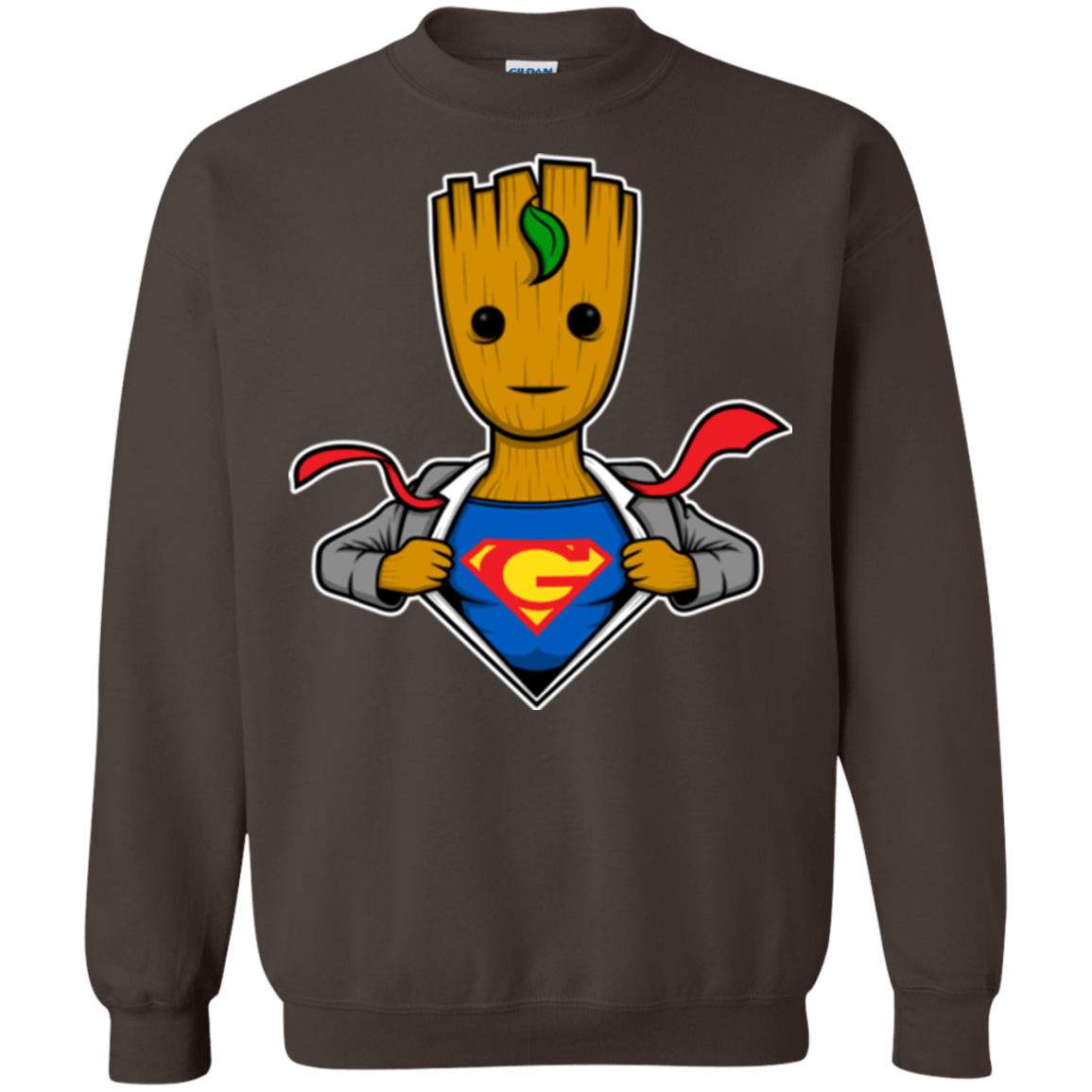 Sweatshirts Dark Chocolate / Small Supergroot Crewneck Sweatshirt