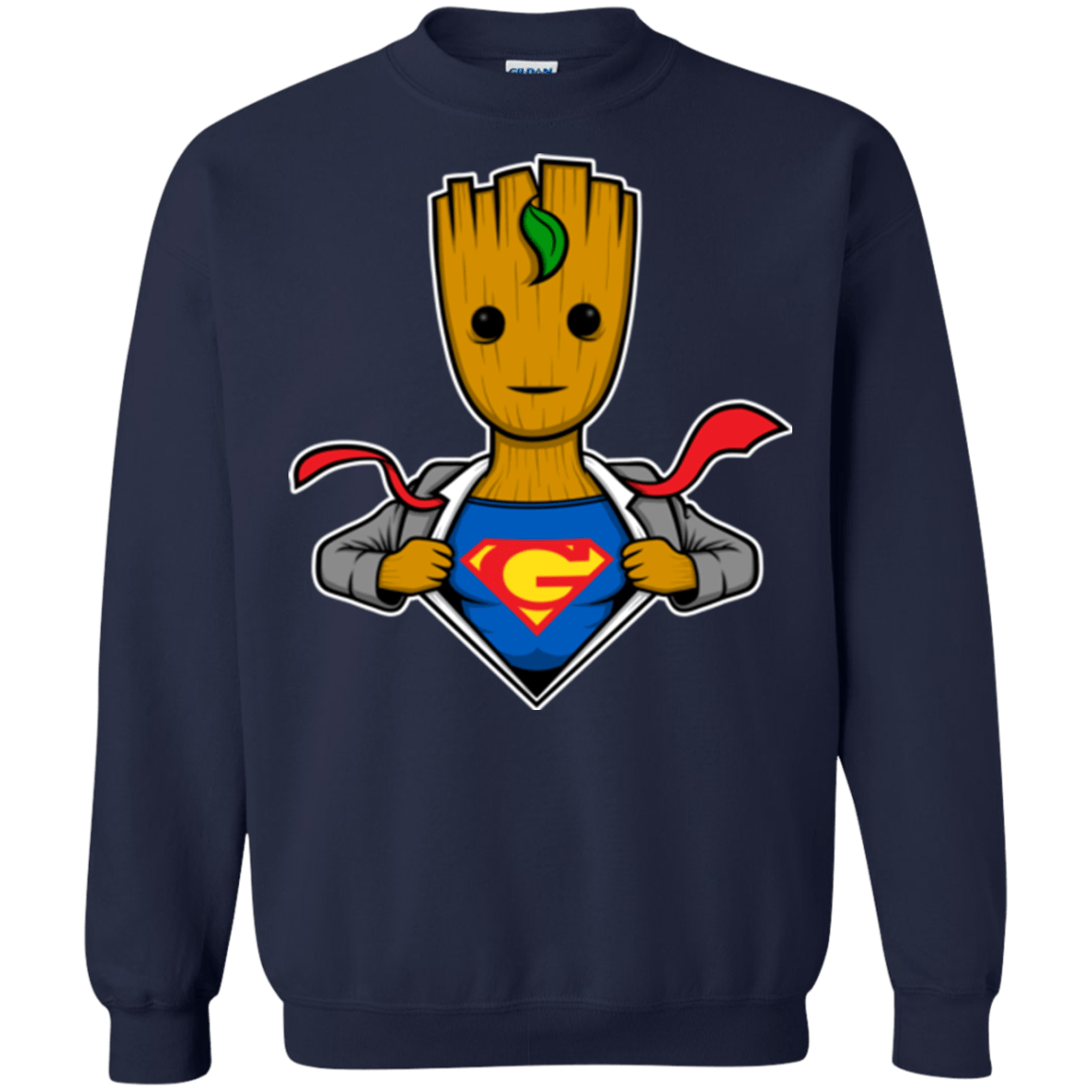 Sweatshirts Navy / Small Supergroot Crewneck Sweatshirt