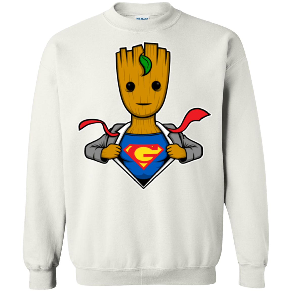 Sweatshirts White / Small Supergroot Crewneck Sweatshirt