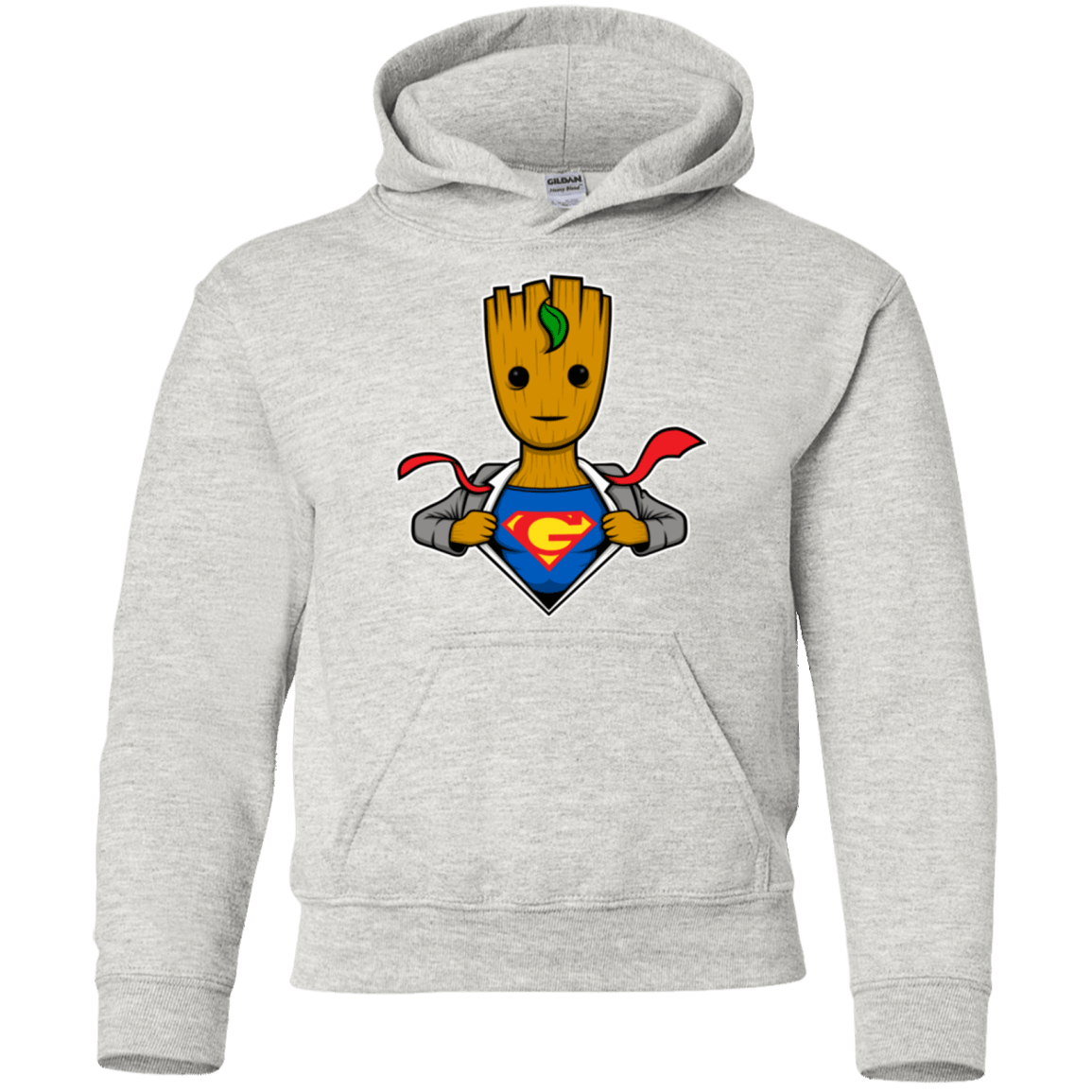 Sweatshirts Ash / YS Supergroot Youth Hoodie