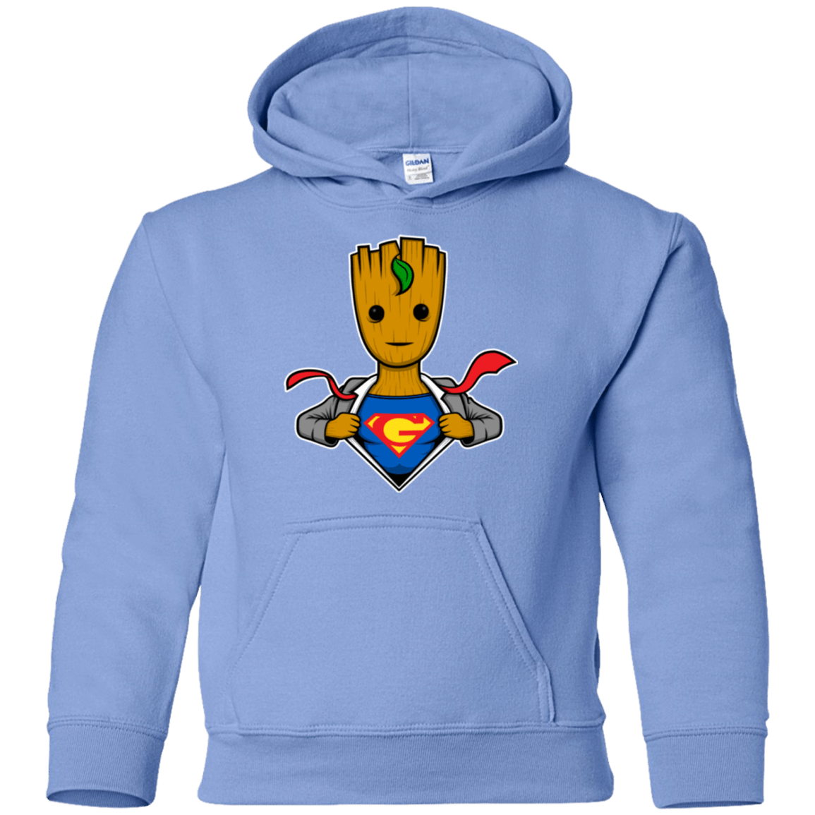 Sweatshirts Carolina Blue / YS Supergroot Youth Hoodie