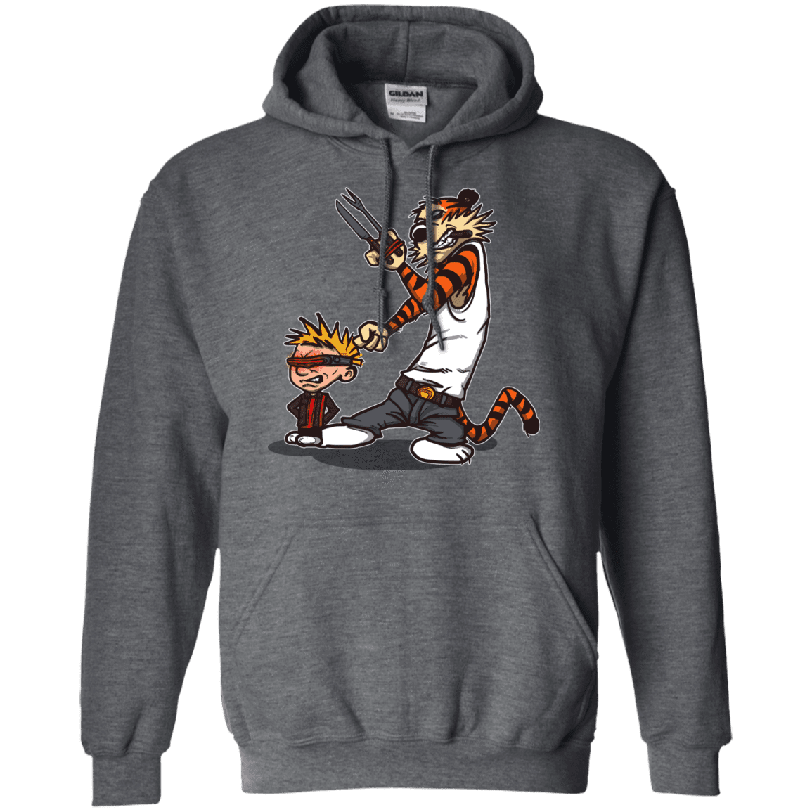 Sweatshirts Dark Heather / S Superhero Team Pullover Hoodie