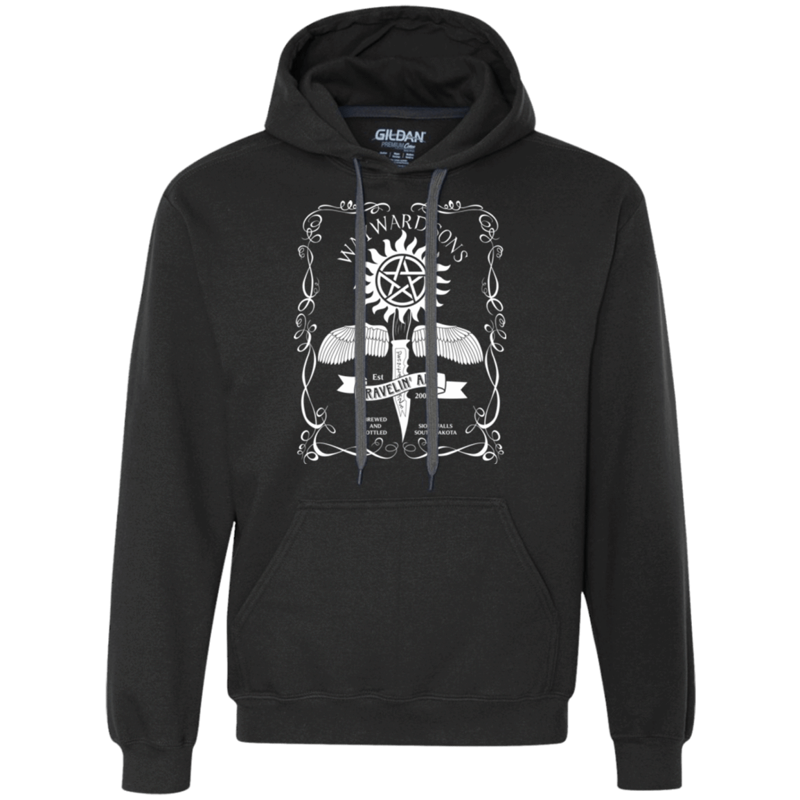 Sweatshirts Black / Small Supernatural 3 Premium Fleece Hoodie