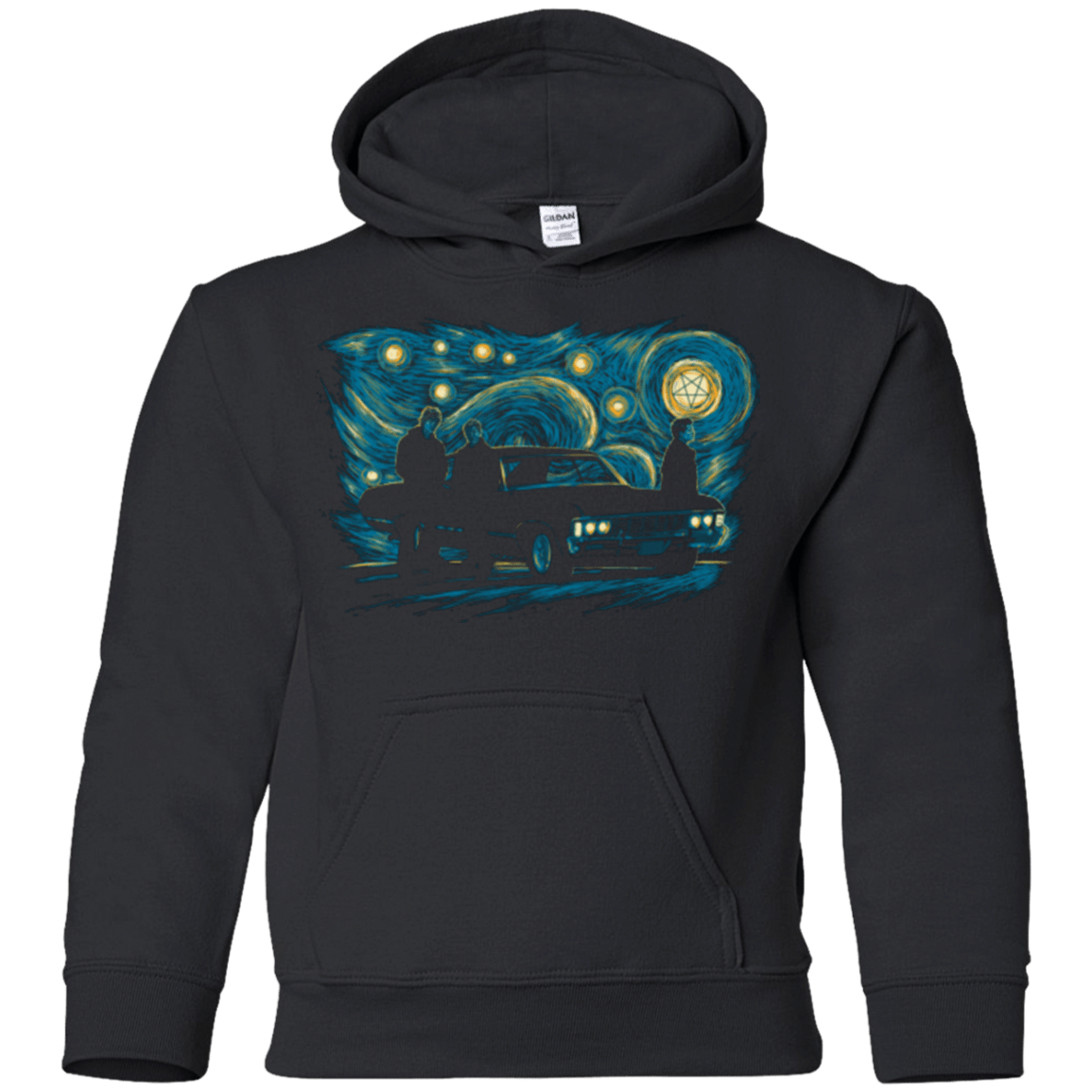 Sweatshirts Black / YS Supernatural Night Youth Hoodie