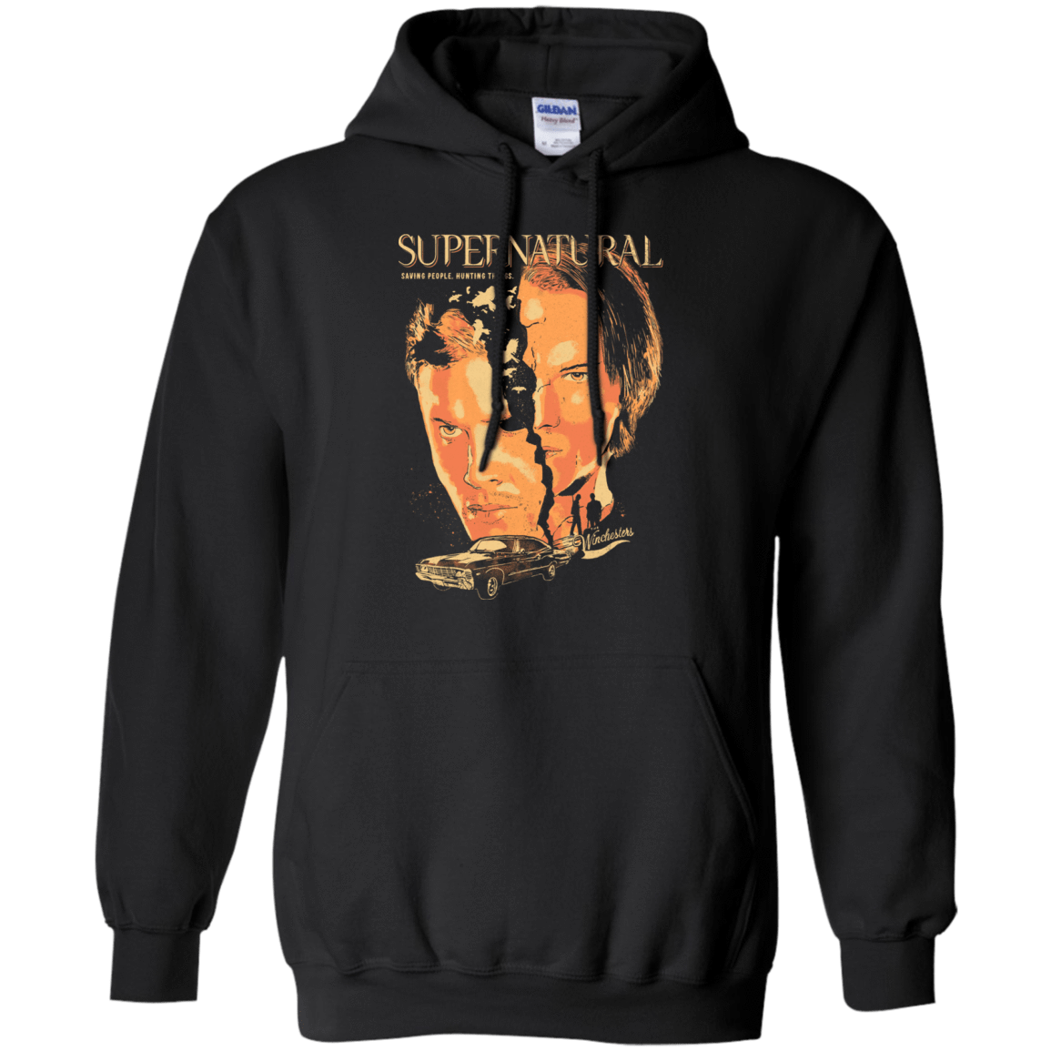 Sweatshirts Black / S Supernatural Pullover Hoodie
