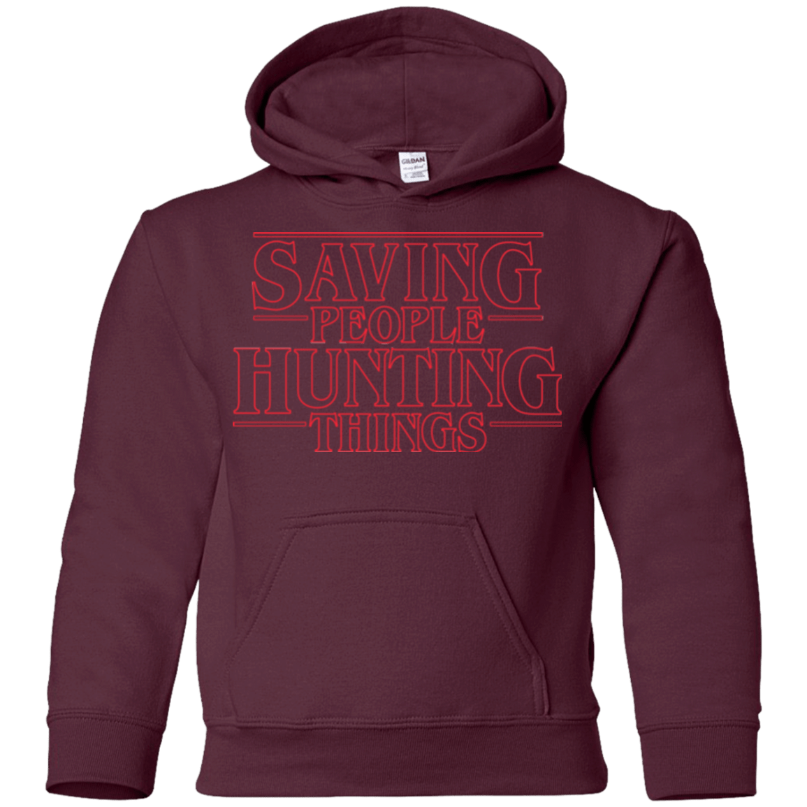 Sweatshirts Maroon / YS Supernatural Things Youth Hoodie